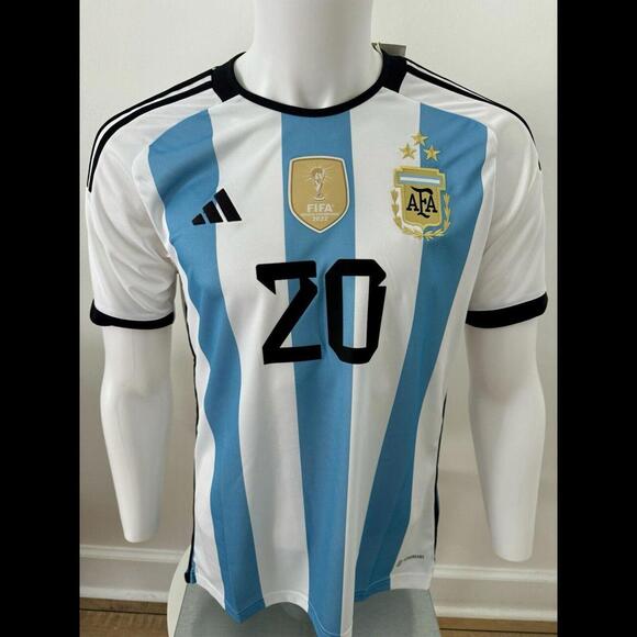 2022 Adidas World Cup 3 STAR Arg Mac Allister M Authentic